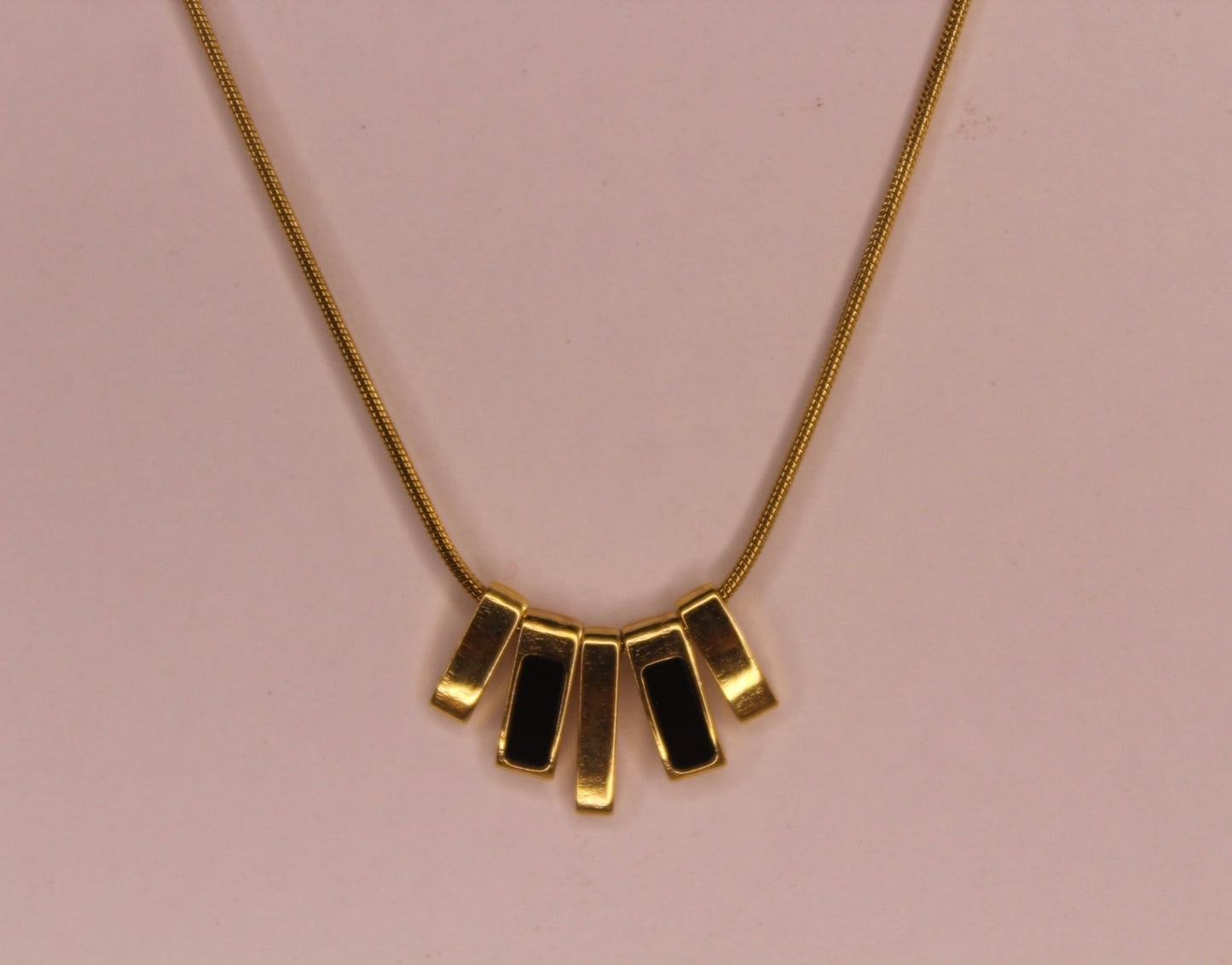 Vintage Morse Anti Tarnish Necklace