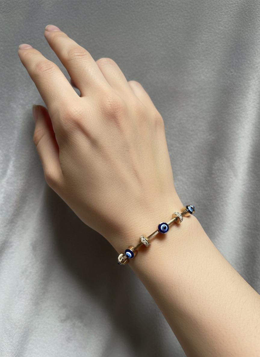Evil Eye Stunning Bracelet Bangle