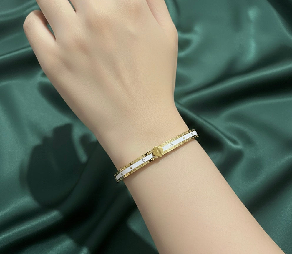 Roman Minimal Bangle Bracelet
