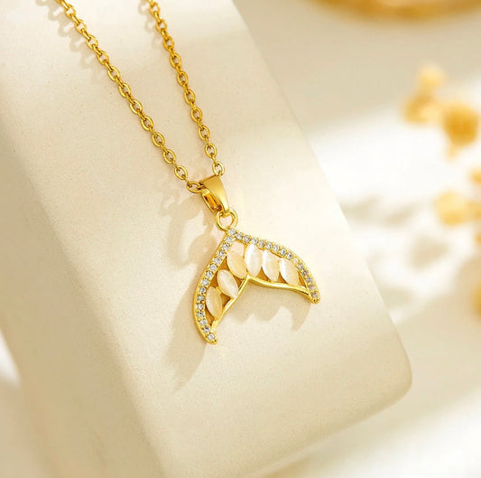 Mermaid Tail Pendant Necklace