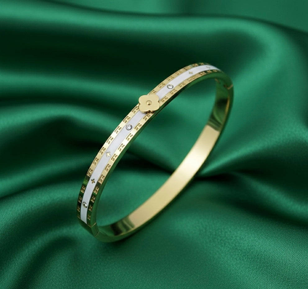 Roman Minimal Bangle Bracelet