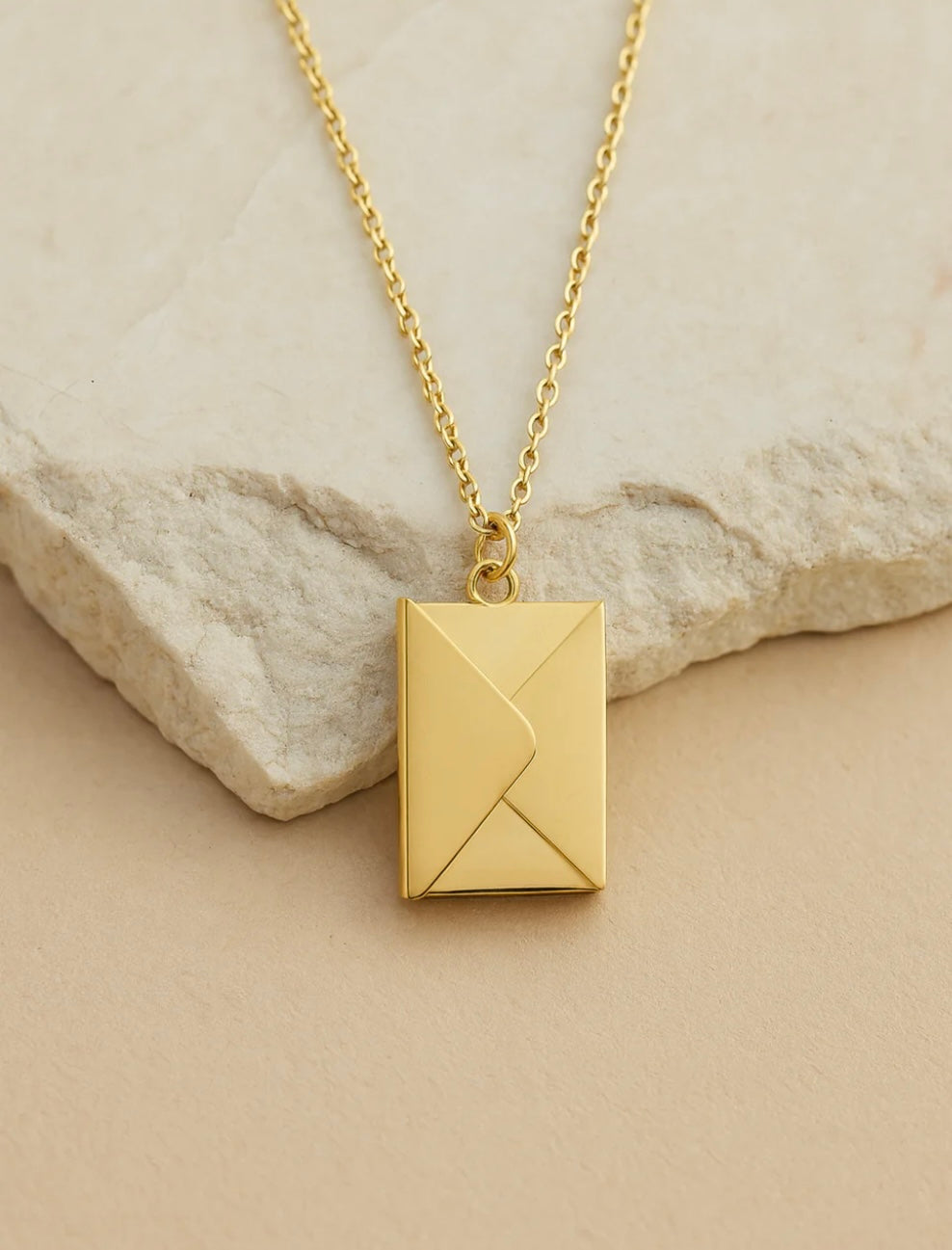 Envelope Love Letter Anti Tarnish Necklace