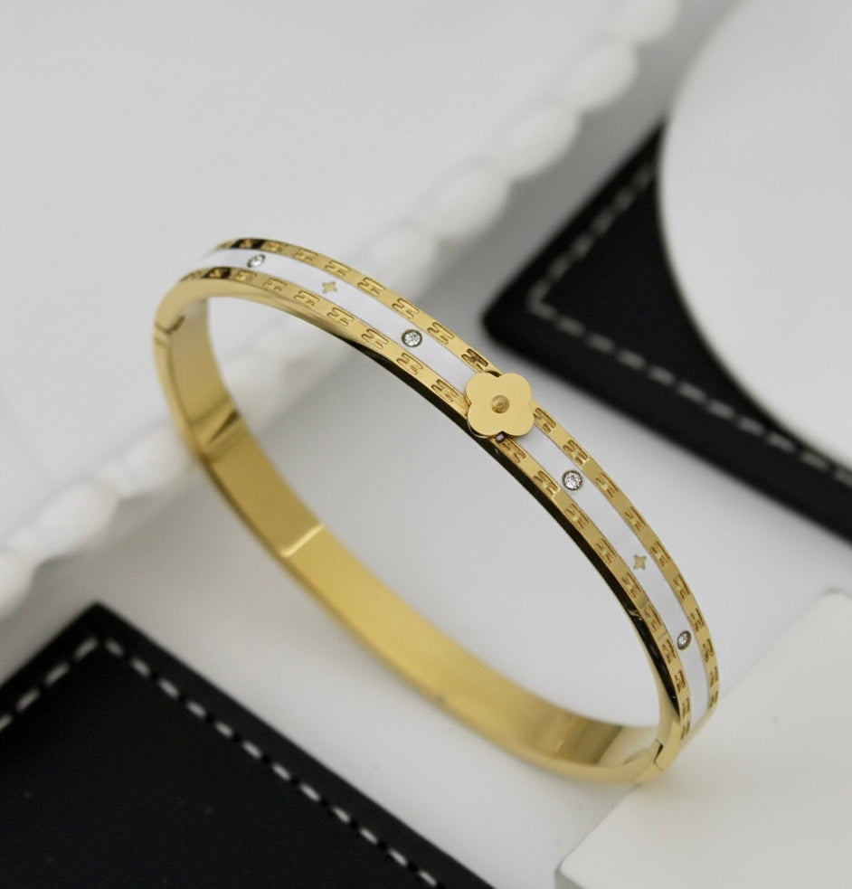Roman Minimal Bangle Bracelet