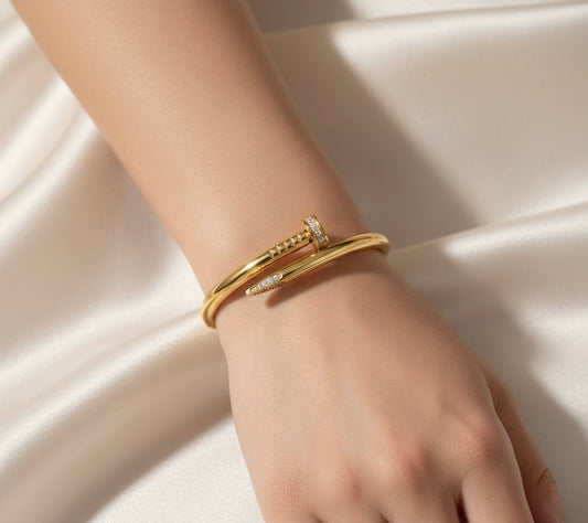 Nail Bangle Bracelet