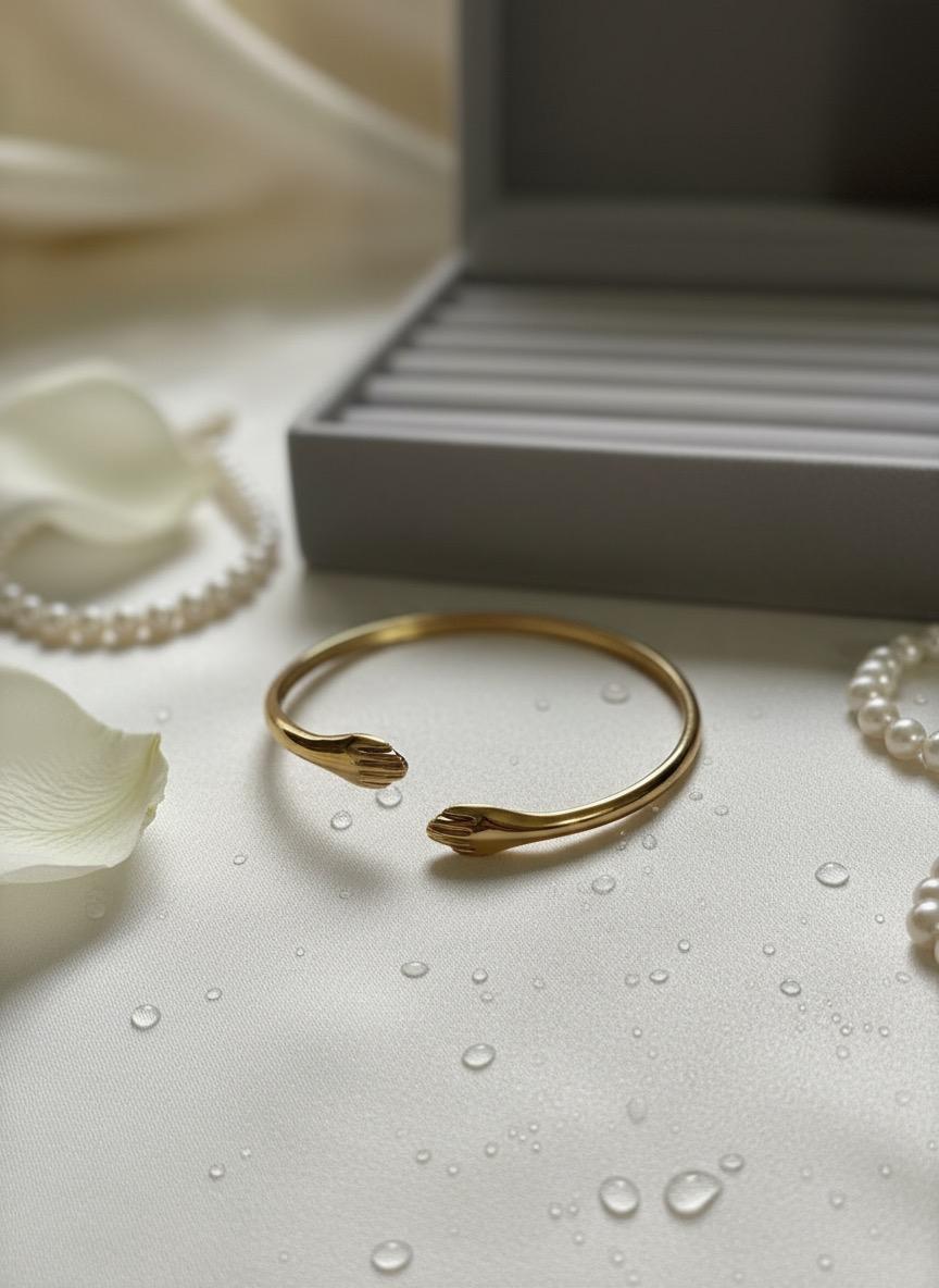 Magical Hug Bangle Bracelet  and Ring Combo