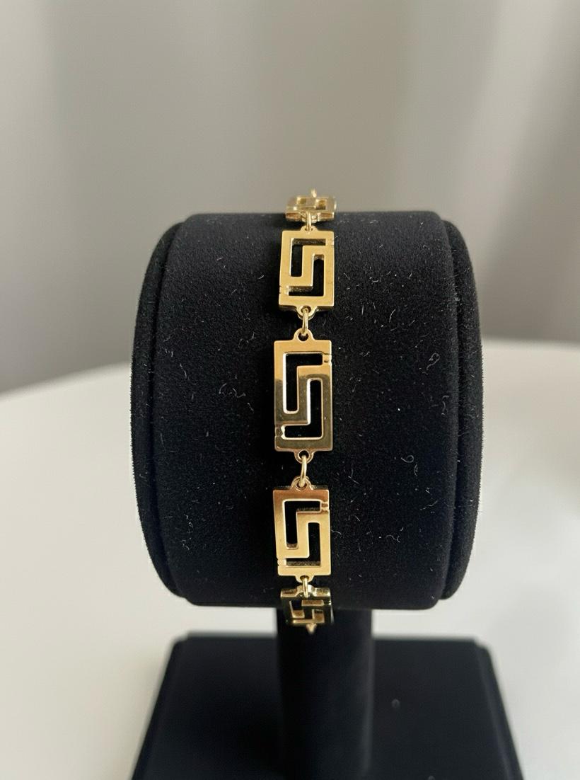 Vintage Greek Key Bracelet