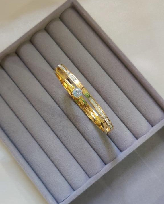 Beloved Mono Luxe Bangle Bracelet