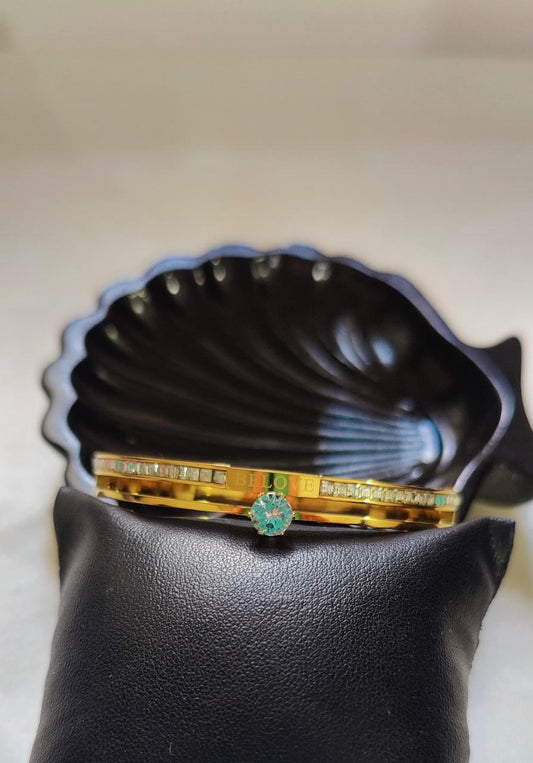 Beloved Mono Luxe Bangle Bracelet