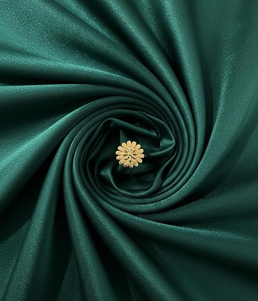 Golden Daisy Adjustable Ring