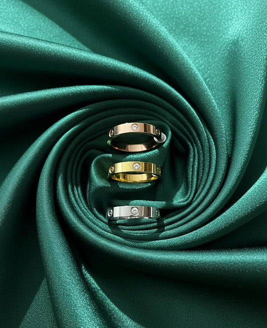 Trendy Band Ring Stack