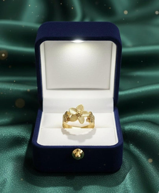 Floral Adjustable  Ring