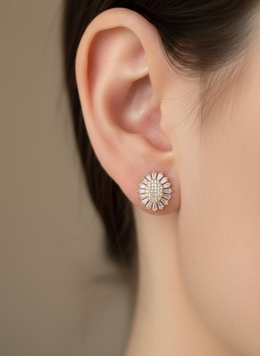 Flowering Beauty Gold Stud