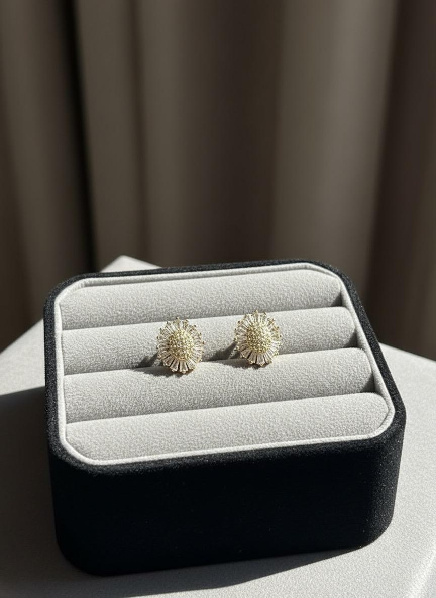 Flowering Beauty Gold Stud