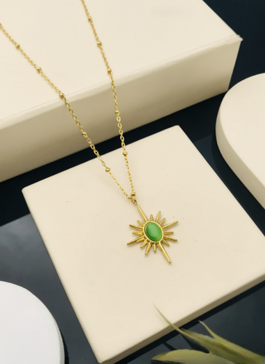 Green Gem Necklace
